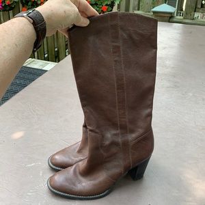 Beautiful soft leather brown boots